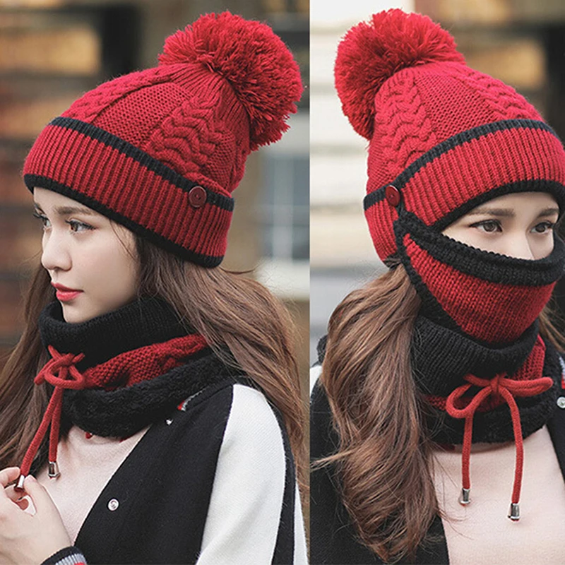 New Fashion Autumn Winter Women's Hat Caps Knitted Warm Scarf Windproof Multi Functional Hat Scarf Set Clothing Accessories Suit
New Fashion Autumn Winter Women's Hat Caps Knitted Warm Scarf Windproof Multi Functional Hat Scarf Set Clothing Accessories Suit