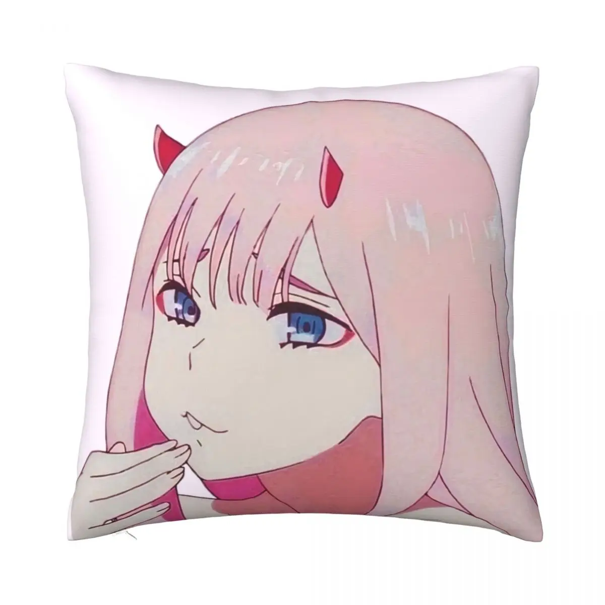 Zero Two Darling In The Franxx Pillowcase Polyester Cushion Cover Decor Manga Throw Pillow Case Cover Home Zippered 40X40cm 
Zero Two Darling In The Franxx Pillowcase Polyester Cushion Cover Decor Manga Throw Pillow Case Cover Home Zippered 40X40cm