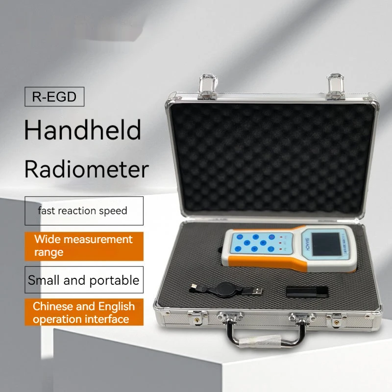 Handheld Radiometer R-EGD Portable Radiation Detector, X, Γ X-ray Radiation Detector
Handheld Radiometer R-EGD Portable Radiation Detector, X, Γ X-ray Radiation Detector