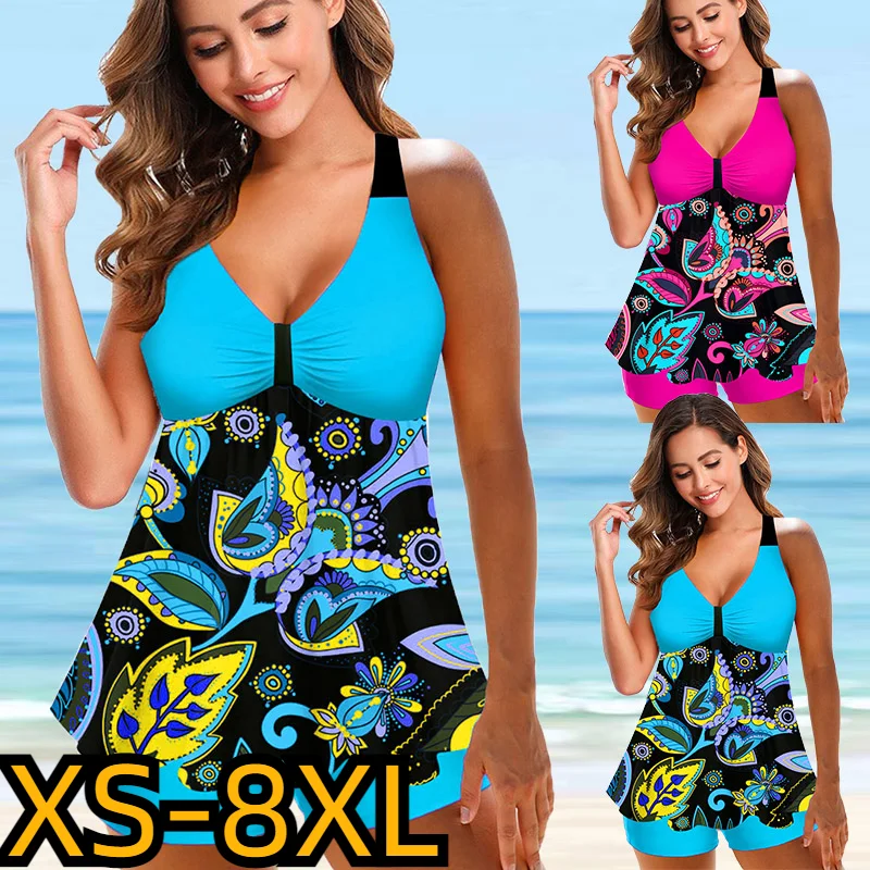 2023 New Female Printed Bath Suit High Waist Two Pieces Tankinis Set Swimsuit Women Beachwear Monokini Swimwear Bathing Suit
2023 New Female Printed Bath Suit High Waist Two Pieces Tankinis Set Swimsuit Women Beachwear Monokini Swimwear Bathing Suit