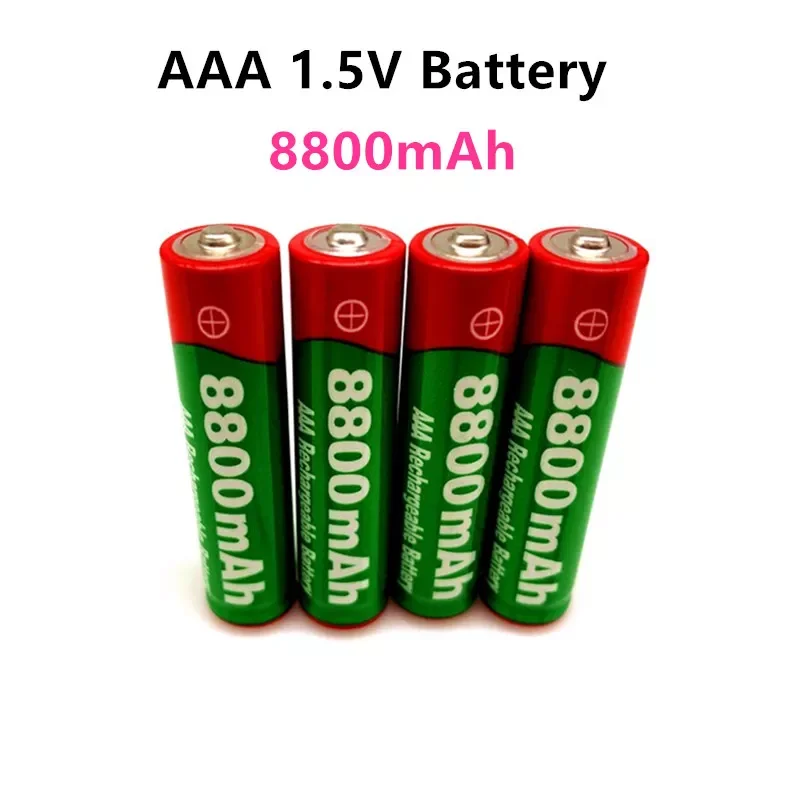 

2021 New 1.5V AAA rechargeable battery 8800mah AAA 1.5V New Alkaline Rechargeable batery for led light toy mp3wait+free shipping