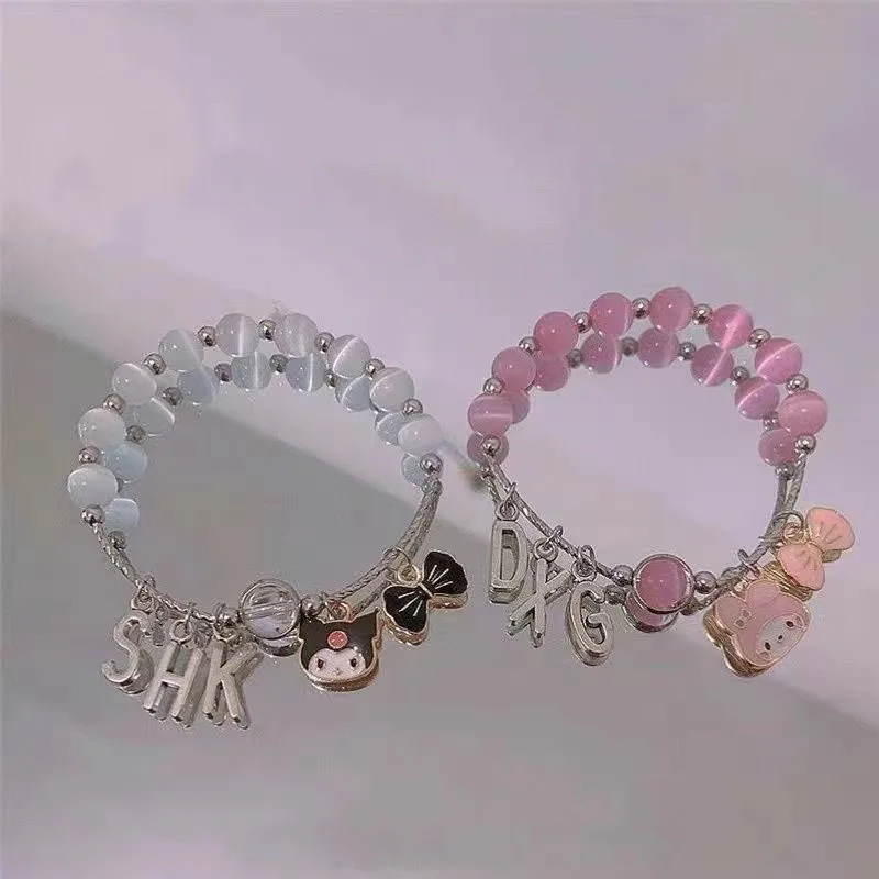 Kawai Sanrio плюшевый мой мелодия Kuromi браслет мультфильм Dongman бисер Кристалл Браслет Подарки для мужчин и женщин ювелирные изделия для девочек игрушки
Kawai Sanrio плюшевый мой мелодия Kuromi браслет мультфильм Dongman бисер Кристалл Браслет Подарки для мужчин и женщин ювелирные изделия для девочек игрушки