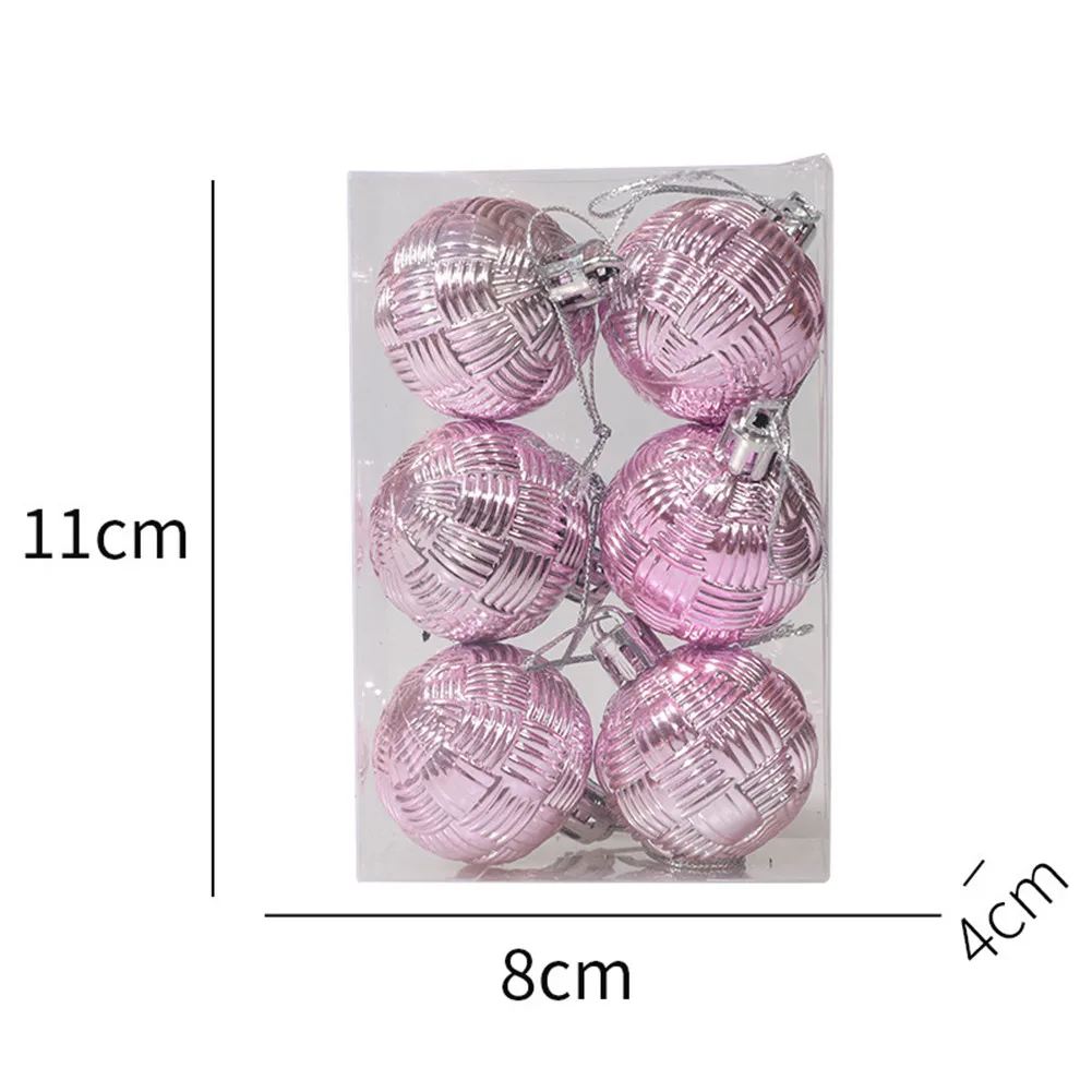 6Pcs/set Christmas Balls Christmas Tree Ornaments Balls Xmas Decorations Hanging Tree Pendants New Year 2021 Gift Noel
6Pcs/set Christmas Balls Christmas Tree Ornaments Balls Xmas Decorations Hanging Tree Pendants New Year 2021 Gift Noel
