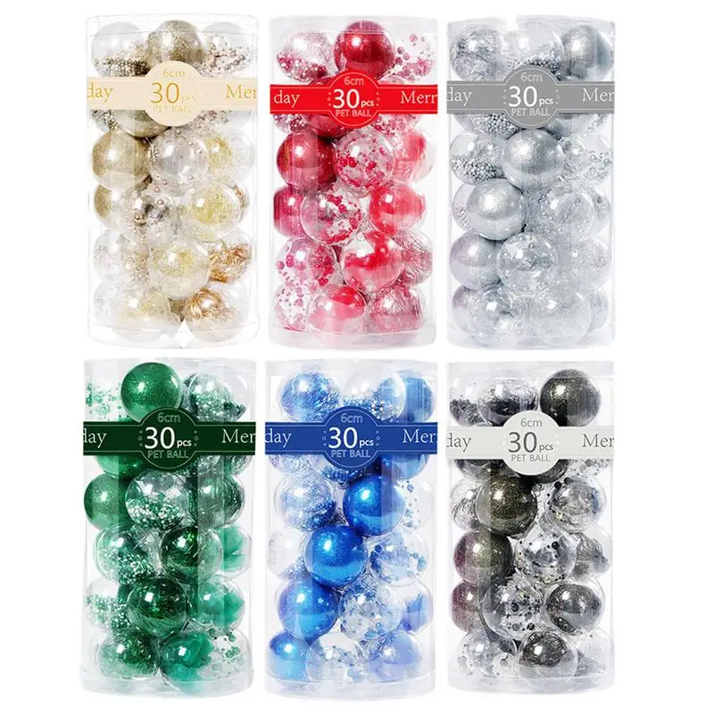 Decorative Christmas Ball Set 30Pcs Hanging Christmas Tree Pendant Shatterproof Colorful Assorted Ball Ornaments for Tree Decor
Decorative Christmas Ball Set 30Pcs Hanging Christmas Tree Pendant Shatterproof Colorful Assorted Ball Ornaments for Tree Decor