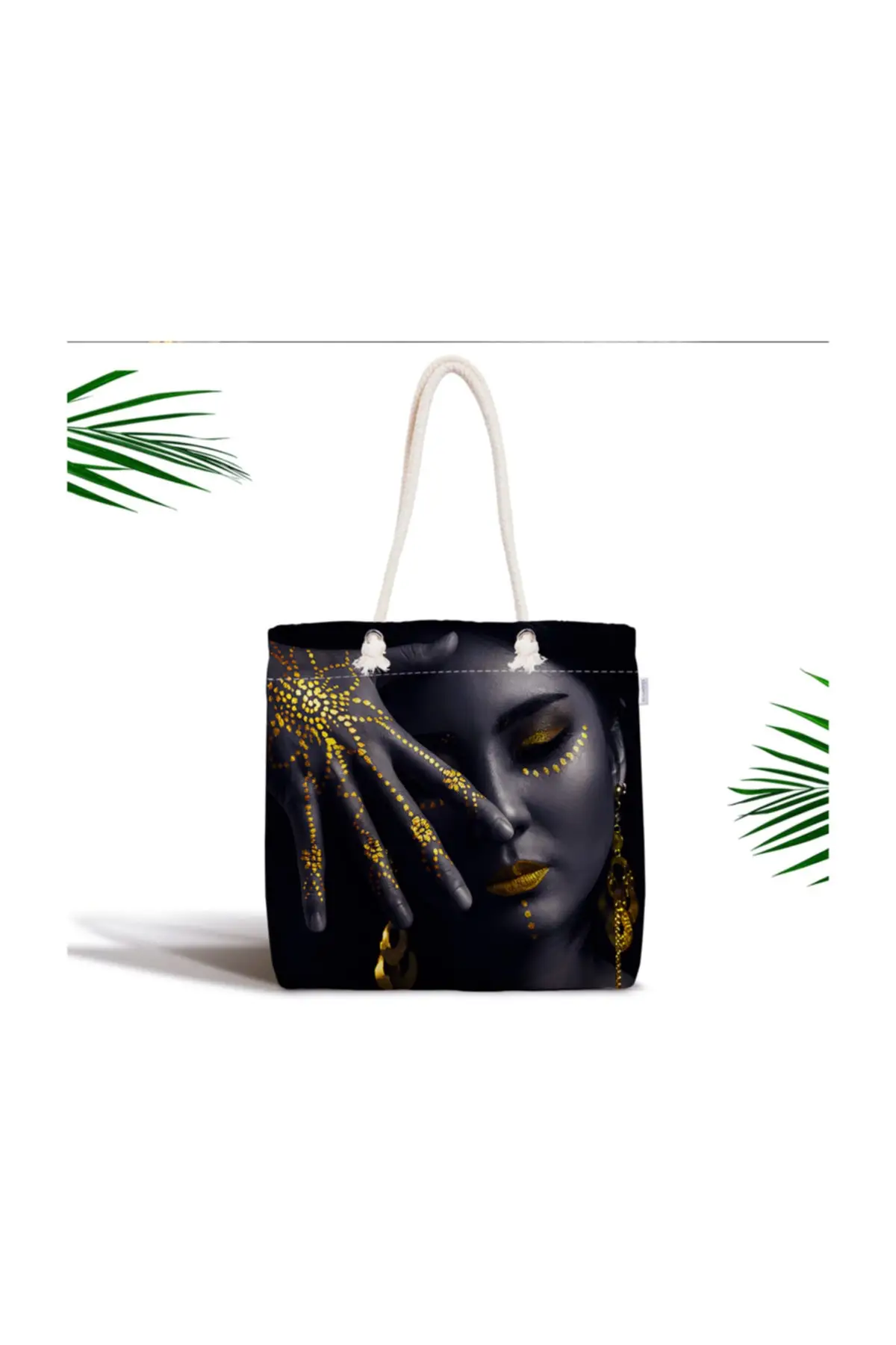 Women Beach Bag Black Design 3D Digital Printed Modern Zipper Fabric Tote Bag Fashion Summer Large Shoulder Shopping Bags
Women Beach Bag Black Design 3D Digital Printed Modern Zipper Fabric Tote Bag Fashion Summer Large Shoulder Shopping Bags