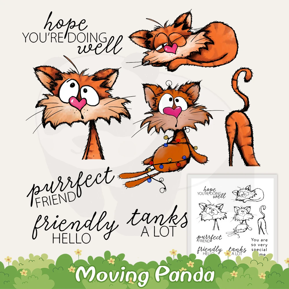 Cute Pets Funny Cats DIY Cutting Dies Clear Stamp Scrapbooking Metal Dies Stamps Set Embossed Template Stencil For Decor Cards 
Cute Pets Funny Cats DIY Cutting Dies Clear Stamp Scrapbooking Metal Dies Stamps Set Embossed Template Stencil For Decor Cards