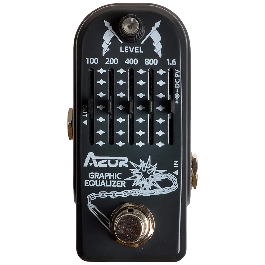 Педаль для графической гитары AZOR AP-322 5 Band EQ, педаль с эффектами, металлическая педаль, профессиональные педали для гитары, аксессуары, детали
Педаль для графической гитары AZOR AP-322 5 Band EQ, педаль с эффектами, металлическая педаль, профессиональные педали для гитары, аксессуары, детали