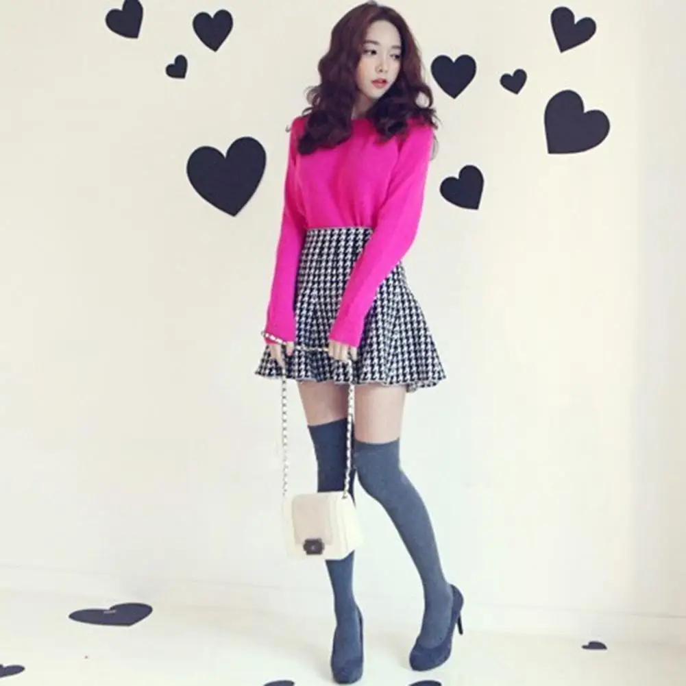 Attractive Women Skirt Loose Hem 3D Cutting Above Knee Autumn Winter Solid Color Skater Mini Skirt Skater Skirt Workwear
Attractive Women Skirt Loose Hem 3D Cutting Above Knee Autumn Winter Solid Color Skater Mini Skirt Skater Skirt Workwear
