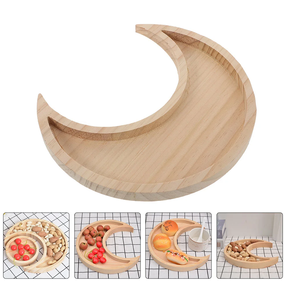 Wooden Moon Tray Desktop Fruit Tray Household Snack Plate Wooden Storage Plate
Wooden Moon Tray Desktop Fruit Tray Household Snack Plate Wooden Storage Plate