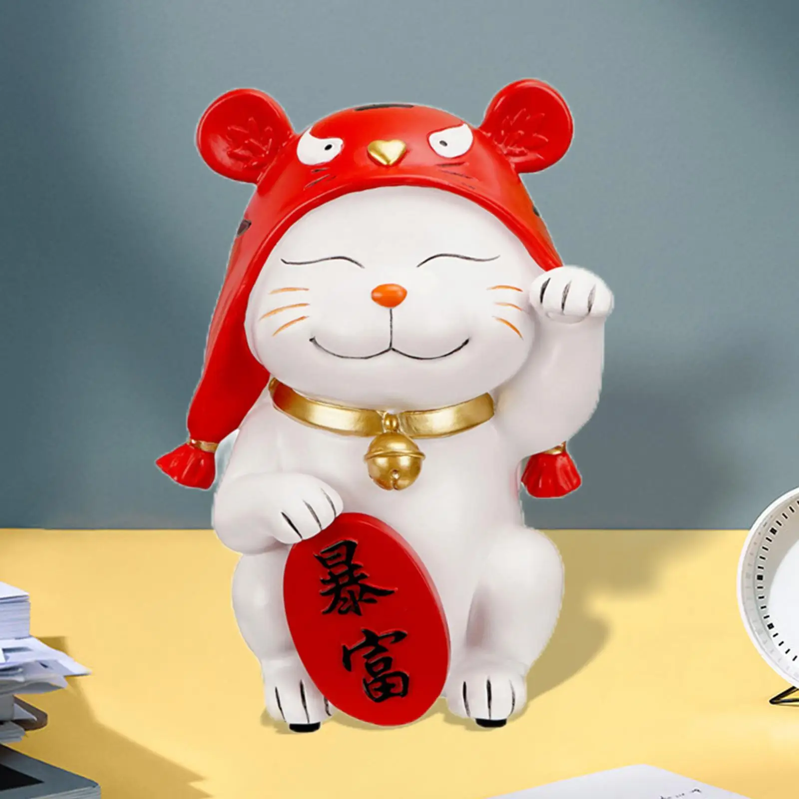 С изображением из мультфильма Lucky Cat статуэтка, машущая рука, кошка, котенок, скульптура для рабочего стола офиса
С изображением из мультфильма Lucky Cat статуэтка, машущая рука, кошка, котенок, скульптура для рабочего стола офиса