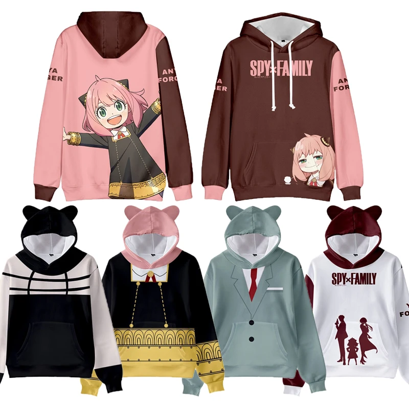 2022 SPY X FAMILY Cosplay Costume Hoodies Sweatshirts 3D Pritned Cartoon Anime Hooded Harajuku Streetwear Hip Hop Women Hoodie
2022 SPY X FAMILY Cosplay Costume Hoodies Sweatshirts 3D Pritned Cartoon Anime Hooded Harajuku Streetwear Hip Hop Women Hoodie
