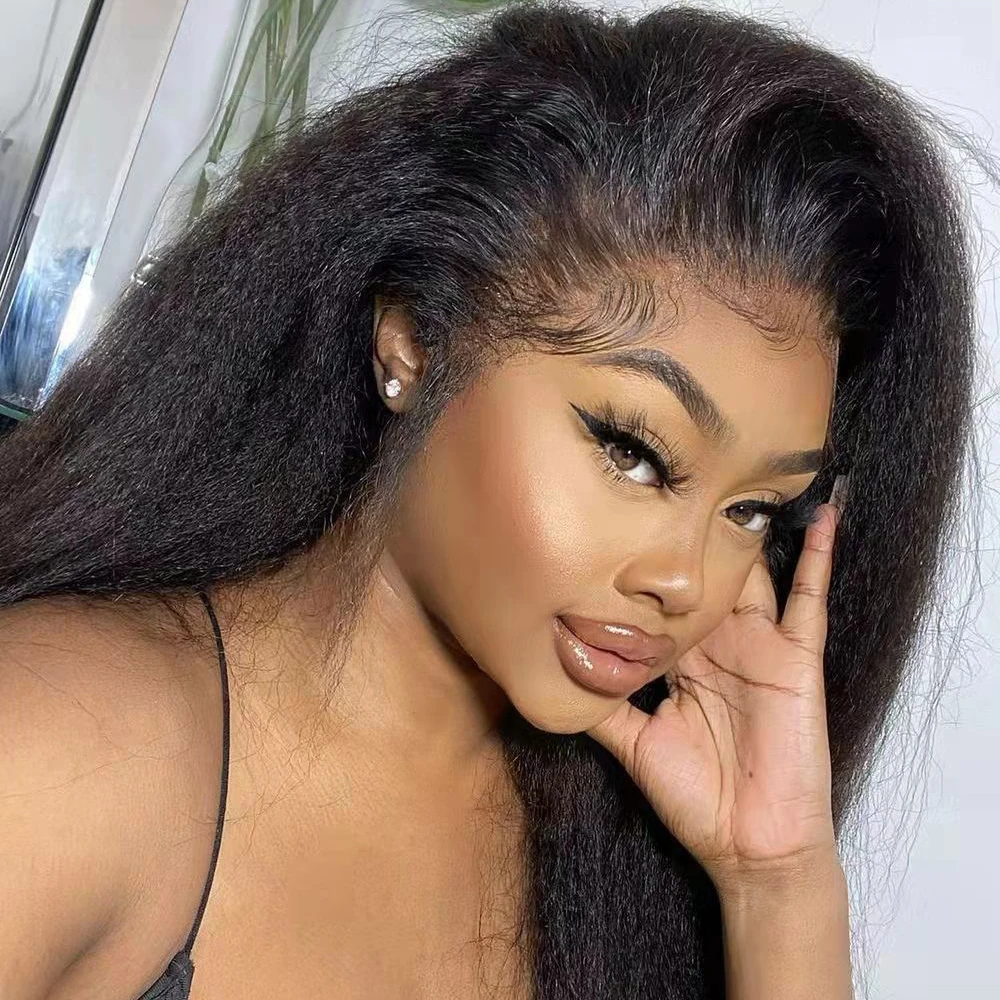 Alipretty Straight Yaki Kinky Human Hair Wig For Women Natural Color 13x4 Transparent Lace Frontal Wigs Brazilian Hair 10-30inch
Alipretty Straight Yaki Kinky Human Hair Wig For Women Natural Color 13x4 Transparent Lace Frontal Wigs Brazilian Hair 10-30inch