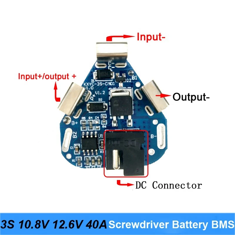 8X 3S 10,8 V 12,6 V 40A BMS 18650 литиевая батарея, плата BMS для отвертки Shura Shurika батарея 3S 12V, замена батареи
8X 3S 10,8 V 12,6 V 40A BMS 18650 литиевая батарея, плата BMS для отвертки Shura Shurika батарея 3S 12V, замена батареи