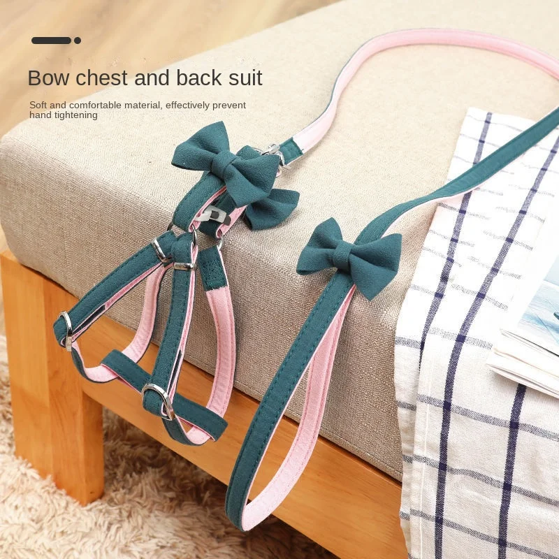 New Nylon Bow Contrast Color Vest Adjustable Puppy Cat Walking Collar Sets Small Medium Dog Lead Chain Fashion Accessories
New Nylon Bow Contrast Color Vest Adjustable Puppy Cat Walking Collar Sets Small Medium Dog Lead Chain Fashion Accessories
