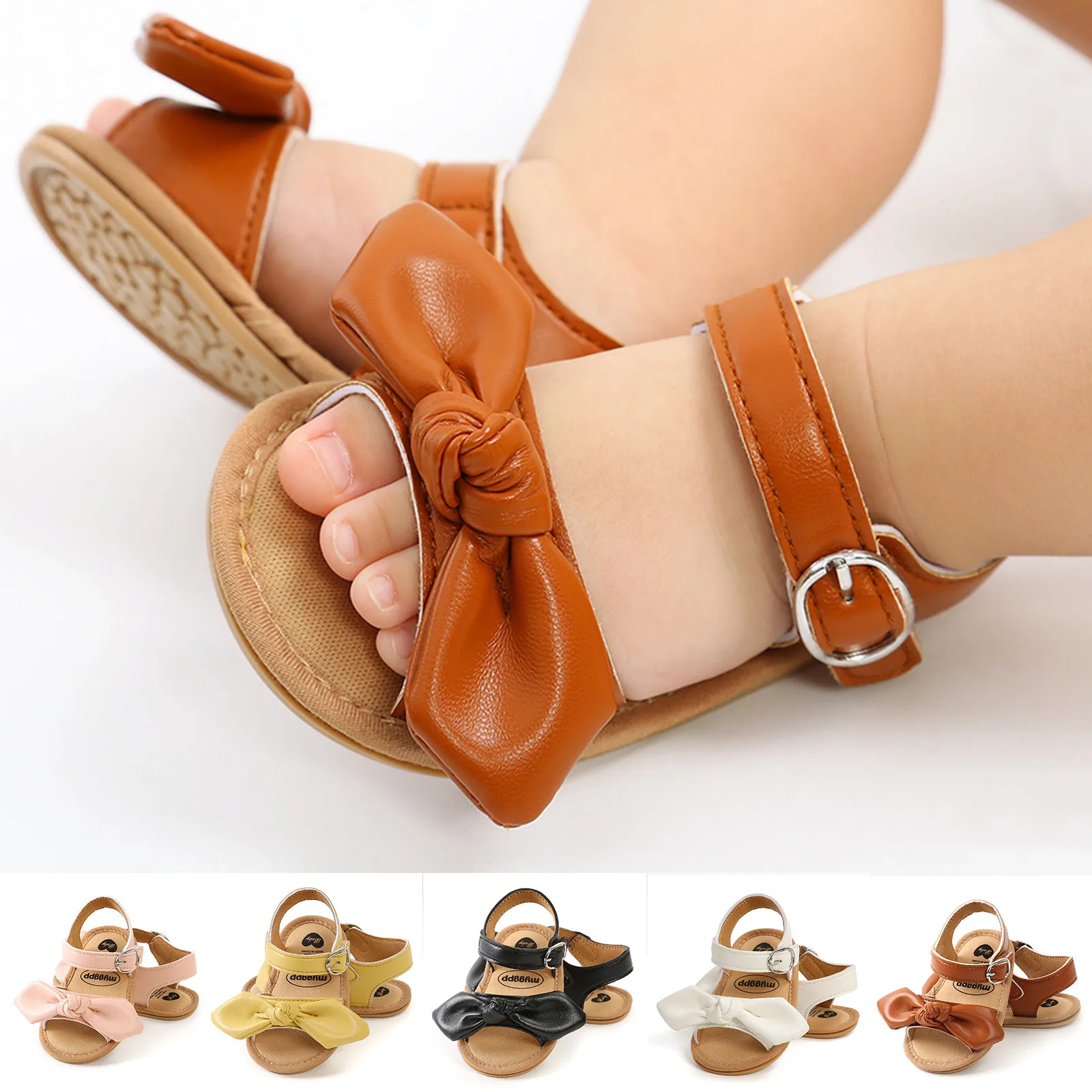 Summer Baby Girls Shoes Sweet Bowknot Solid Soft Leather Sandals Newborn Baby Girl Non-Slip Rubber Sole Prewalker Shoes Sandals
Summer Baby Girls Shoes Sweet Bowknot Solid Soft Leather Sandals Newborn Baby Girl Non-Slip Rubber Sole Prewalker Shoes Sandals