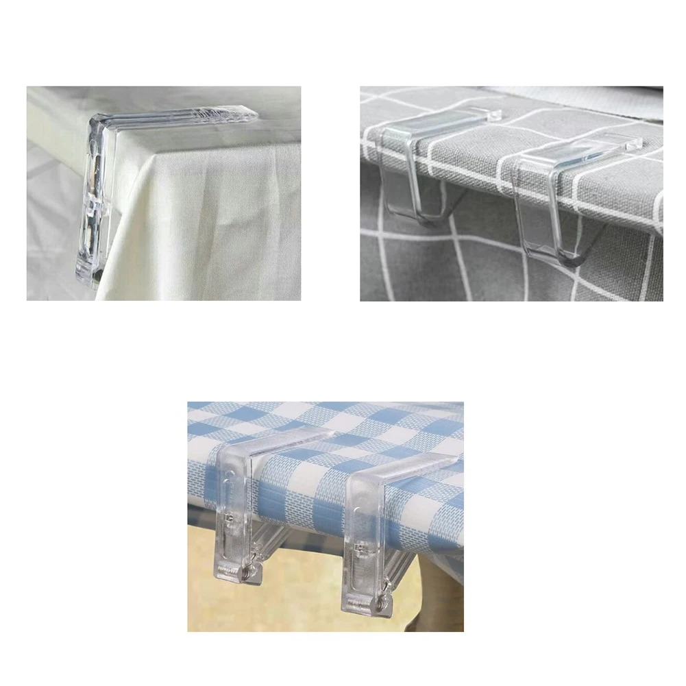 4PCS Transparent Tablecloth Clamps Table Cover Clips 5.6*5.8cm Plastic For Tableware Household Party Picnic Wedding Clothes Pegs
4PCS Transparent Tablecloth Clamps Table Cover Clips 5.6*5.8cm Plastic For Tableware Household Party Picnic Wedding Clothes Pegs