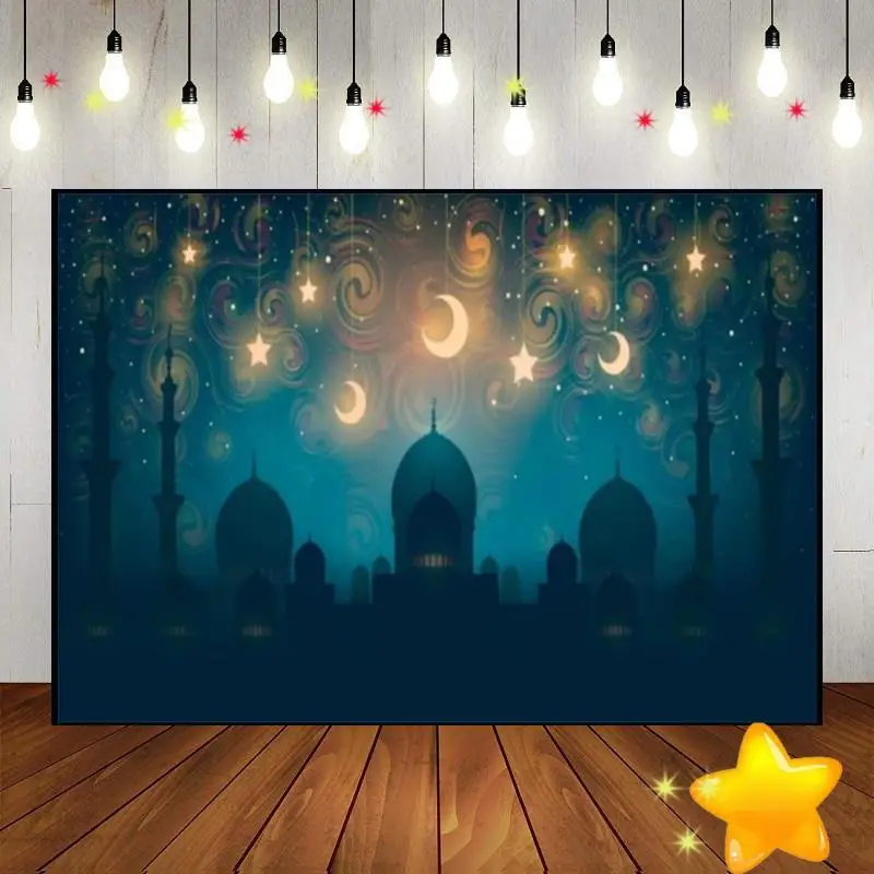 Islam Mosque Silhouette Moon Star Night Religion Culture Party Custom Birthday Backdrop Background Decoration Photo Banner
Islam Mosque Silhouette Moon Star Night Religion Culture Party Custom Birthday Backdrop Background Decoration Photo Banner
