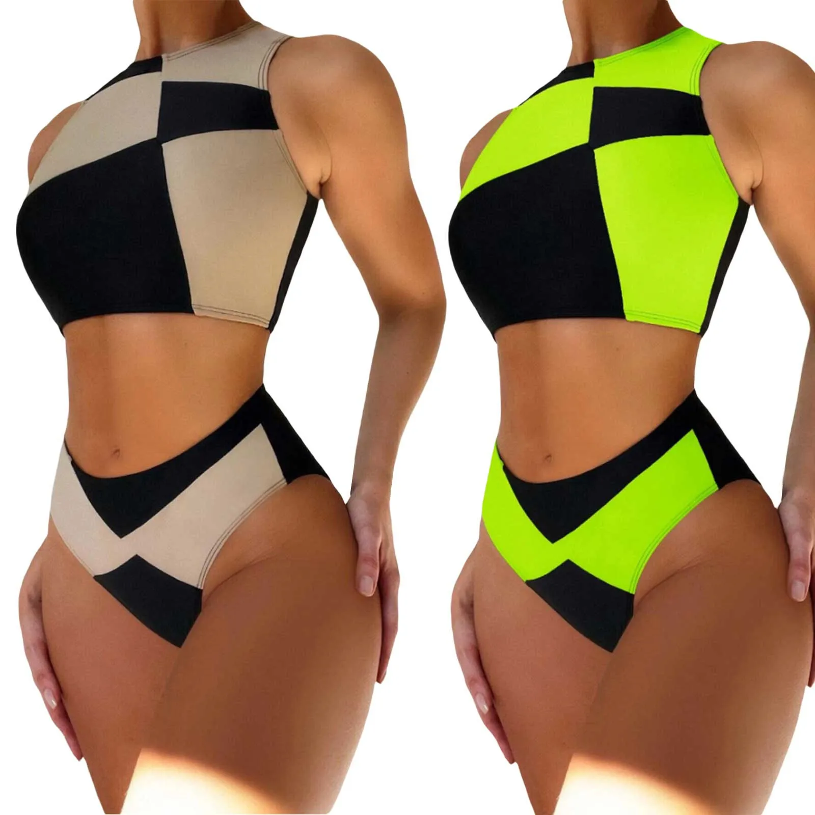 Купальник из двух предметов с контрастной юбкой и женской одеждой, купальный костюм для гавайской женщины, микро бикини
Купальник из двух предметов с контрастной юбкой и женской одеждой, купальный костюм для гавайской женщины, микро бикини