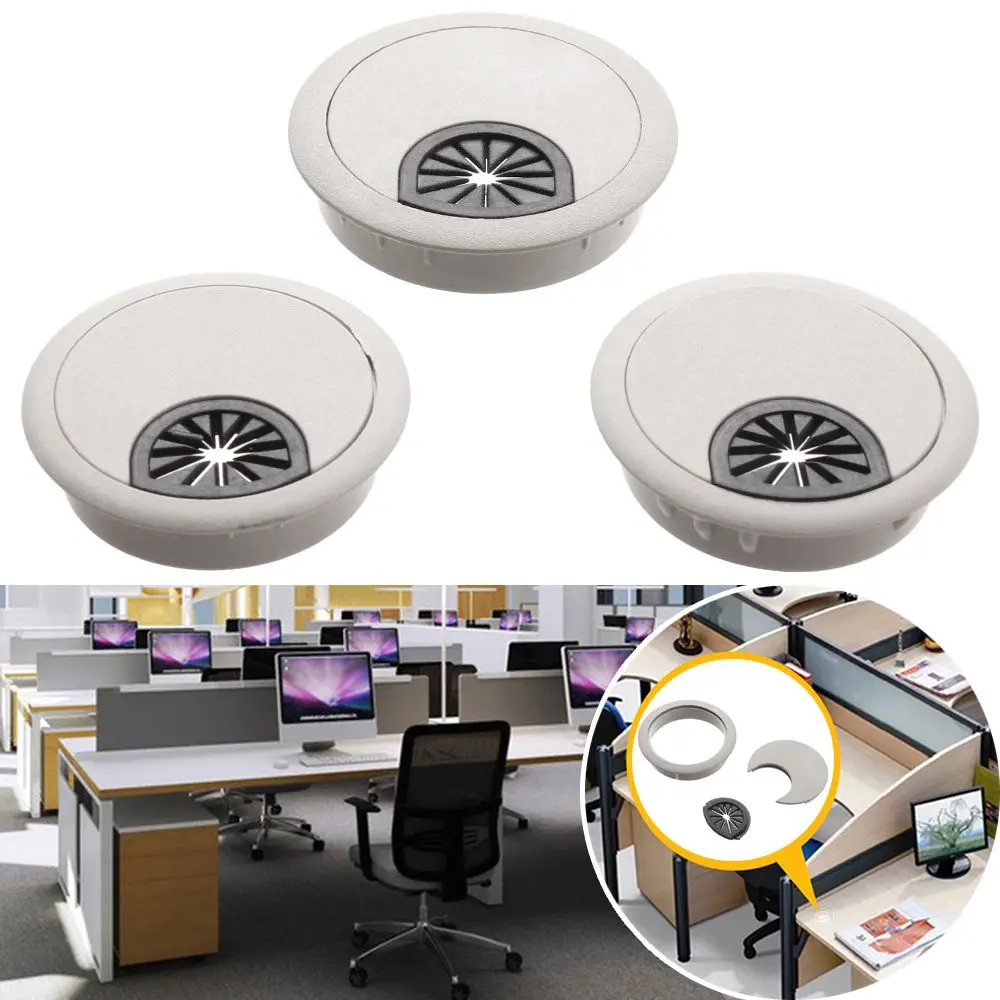 Round PC Computer Desk Plastic Grommet Cable Hole Covers Outlet Port Wire Rack Organizer Furniture Hardware
Round PC Computer Desk Plastic Grommet Cable Hole Covers Outlet Port Wire Rack Organizer Furniture Hardware