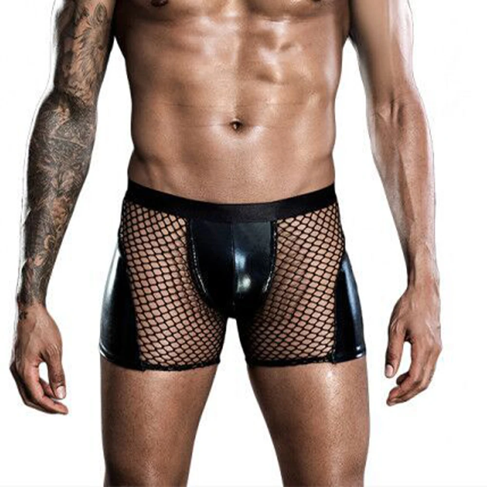 Fashion Mens Mesh Sexy Lingerie Gays Underwear Boxer Briefs Trunk Boy Shorts Bikini Jockstraps Transparent Pants Tanga Hombre
Fashion Mens Mesh Sexy Lingerie Gays Underwear Boxer Briefs Trunk Boy Shorts Bikini Jockstraps Transparent Pants Tanga Hombre