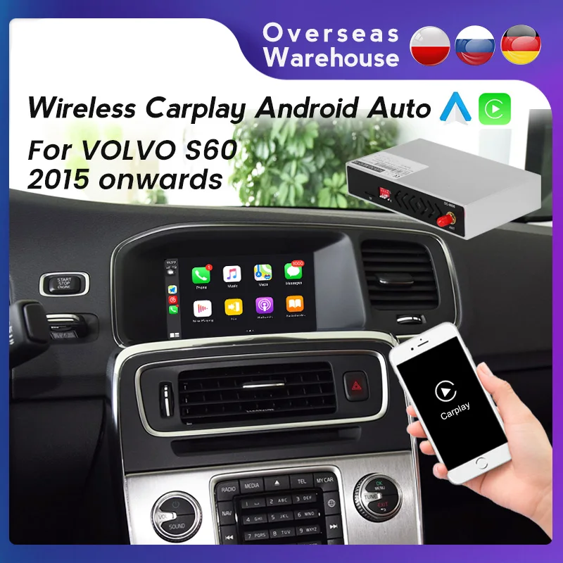 Fellostar Android Декодер Беспроводной Apple Carplay для VOLVO S60 2015 2016 2017 модуль mirror link GPS Автомобильный мультимедийный
Fellostar Android Декодер Беспроводной Apple Carplay для VOLVO S60 2015 2016 2017 модуль mirror link GPS Автомобильный мультимедийный