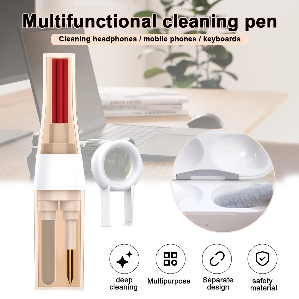 3 In 1 Bluetooth-Compatible Earbuds Cleaning Pen Multi-Function Wireless Earphones Cleaner Kit For Phone Computer Keyboard
3 In 1 Bluetooth-Compatible Earbuds Cleaning Pen Multi-Function Wireless Earphones Cleaner Kit For Phone Computer Keyboard