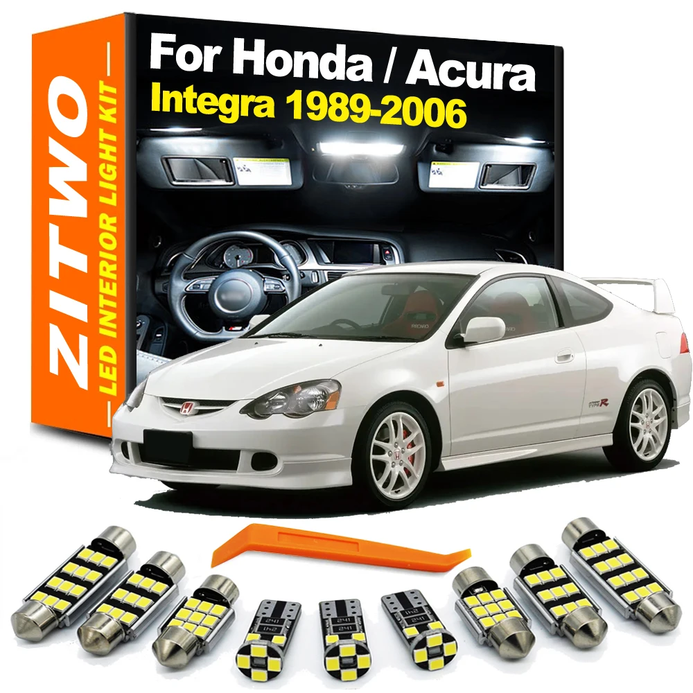ZITWO 8Pcs For Honda Acura Integra 1989- 2001 2002 2003 2004 2005 2006 LED Interior Dome Reading Light License Plate Lamp Kit
ZITWO 8Pcs For Honda Acura Integra 1989- 2001 2002 2003 2004 2005 2006 LED Interior Dome Reading Light License Plate Lamp Kit