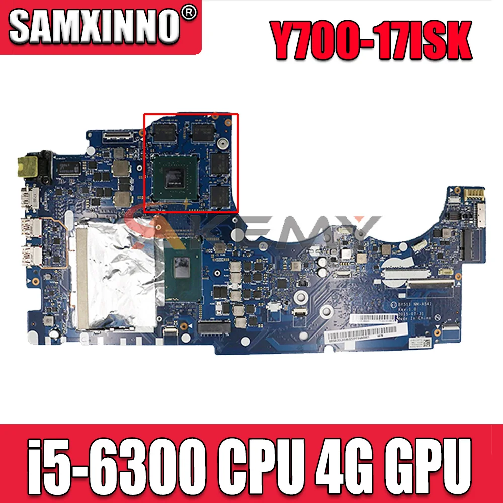 Материнская плата для ноутбука Lenovo Thinkpad Y700-17 5B20L80393 Y700-17ISK CPU 4G GPU
Материнская плата для ноутбука Lenovo Thinkpad Y700-17 5B20L80393 Y700-17ISK CPU 4G GPU