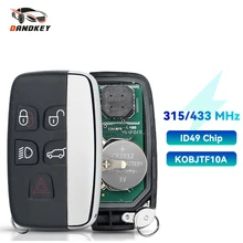 Dandkey Remote Key For Land Rover Discovery 4 Freelander Range Rover Sport Evoque Remote Smart Key Fob 315MHZ 433MHZ 4+1 Buttons