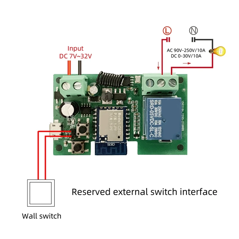 12V Wifi Relay Tuya Smart Life App Switch Module Remote-Timer Self-Locking Work With Google Home 2 Way Control
12V Wifi Relay Tuya Smart Life App Switch Module Remote-Timer Self-Locking Work With Google Home 2 Way Control