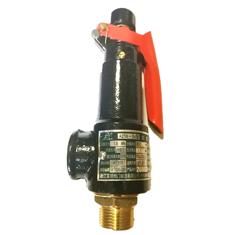 Safety valve a27w-10t/16t steam boiler gas storage tank spring type DN1520253240
Safety valve a27w-10t/16t steam boiler gas storage tank spring type DN1520253240
