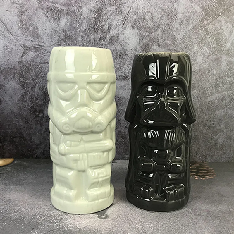 450ml Tiki Mug Star-Warsed Creative Tiki Cup White Soldier Black Warrior Ceramic Cup Bar Cocktail Cup Valentine's Day Gift
450ml Tiki Mug Star-Warsed Creative Tiki Cup White Soldier Black Warrior Ceramic Cup Bar Cocktail Cup Valentine's Day Gift