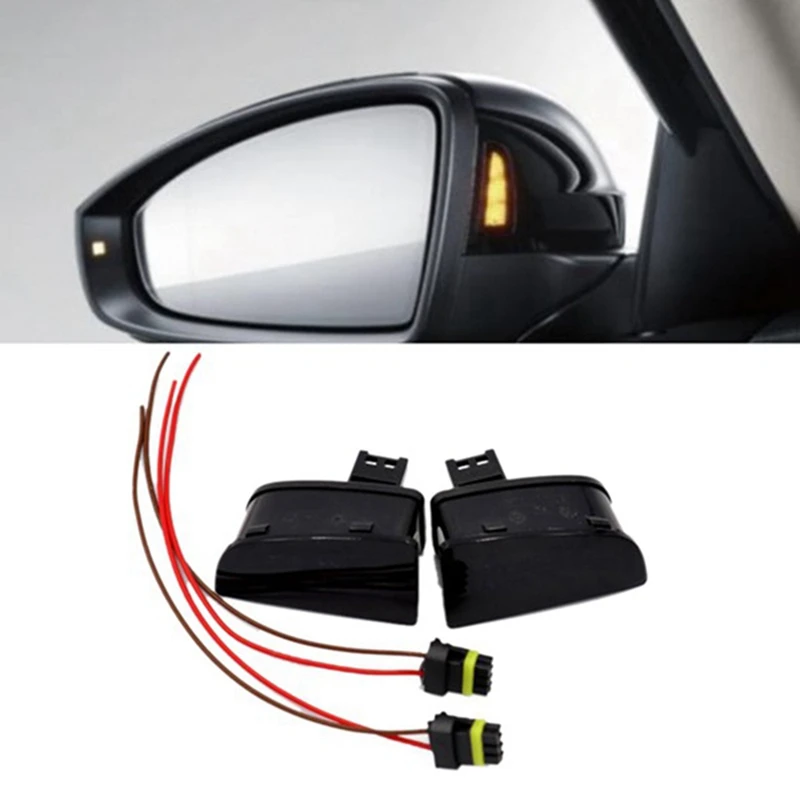 

Вспомогательсветильник световой индикатор для боковой полосы автомобильного зеркала заднего вида с жгутом проводов для Passat B8, вариант 15-16, ...