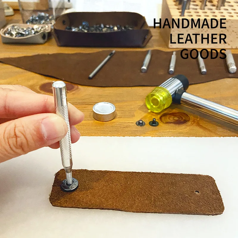 New Silver Gray Metal Set Installation Tool Snap Fit Leather Button Handmade DIY Concealed Button Clothing Down Jacket Free Nail
New Silver Gray Metal Set Installation Tool Snap Fit Leather Button Handmade DIY Concealed Button Clothing Down Jacket Free Nail