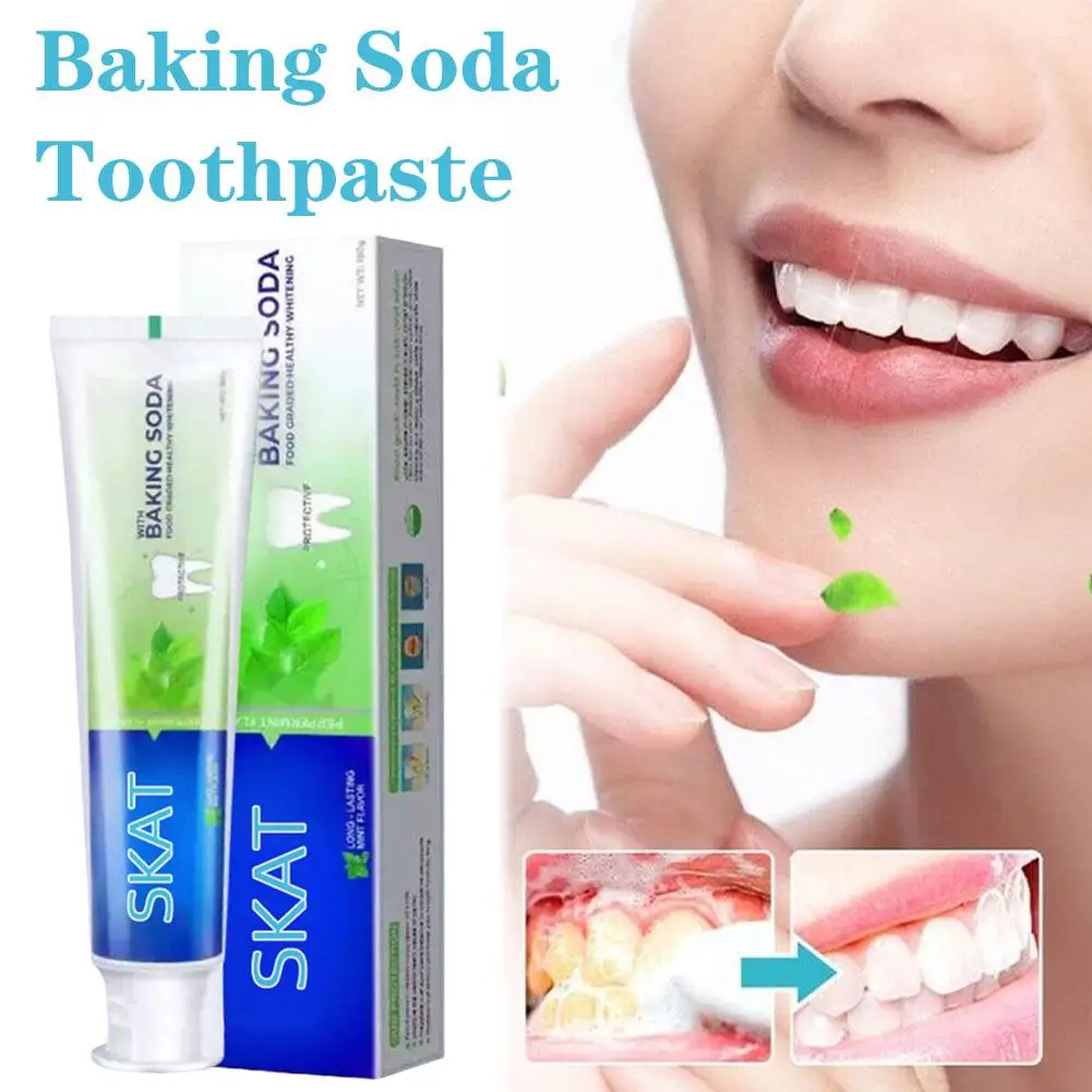 

Сильная пищевая Сода для удаления пятен, отбеливающая зубная паста, предотвращение кровотечения, зубная паста, усиление кариес, зубные десны, десны Fi E6D1