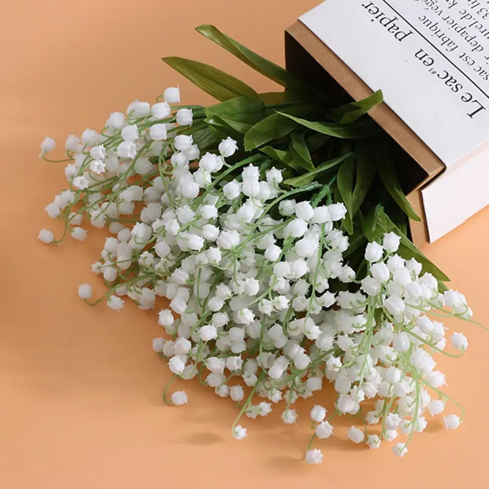 3 Bunch Artificial Lily Of Valley Lily Silk Fake Flower Of The Valley Bunch White Green For Wedding Party Decor Flower
3 Bunch Artificial Lily Of Valley Lily Silk Fake Flower Of The Valley Bunch White Green For Wedding Party Decor Flower