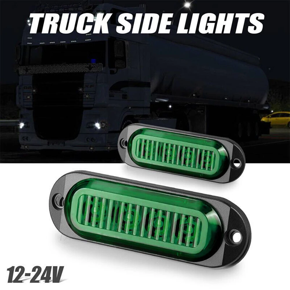 Make Your Vehicle More Visible with 4X Green LED Oval Side Marker Lights Easy to Install and Suitable for DC 12V 24V
Make Your Vehicle More Visible with 4X Green LED Oval Side Marker Lights Easy to Install and Suitable for DC 12V 24V
