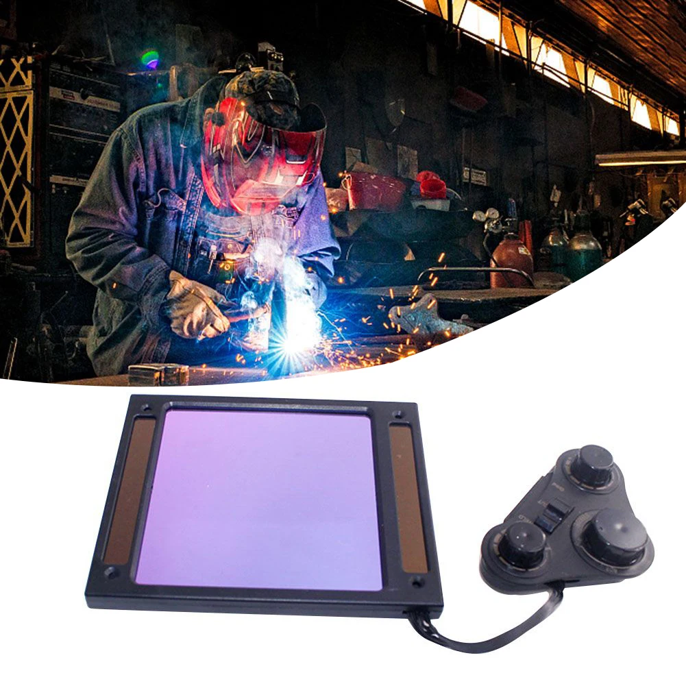 1PCS Solar Auto Darkening Welding Helmet Lens 5.12x4.33 Inches DIN15 Filter Lens Automatic Dark Filter Welding Protective Parts
1PCS Solar Auto Darkening Welding Helmet Lens 5.12x4.33 Inches DIN15 Filter Lens Automatic Dark Filter Welding Protective Parts