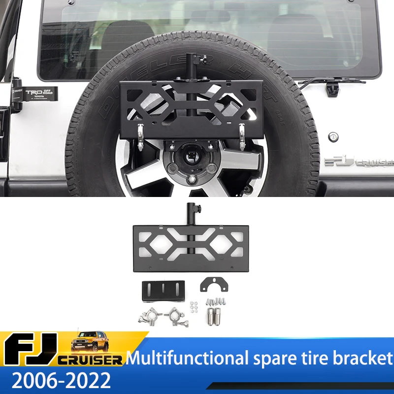 Для Toyota Fj Cruiser запасная рамка номерного знака для шины Fj Cruiser флагшток задний прожектор Лопата кронштейн аксессуары для модификации
Для Toyota Fj Cruiser запасная рамка номерного знака для шины Fj Cruiser флагшток задний прожектор Лопата кронштейн аксессуары для модификации