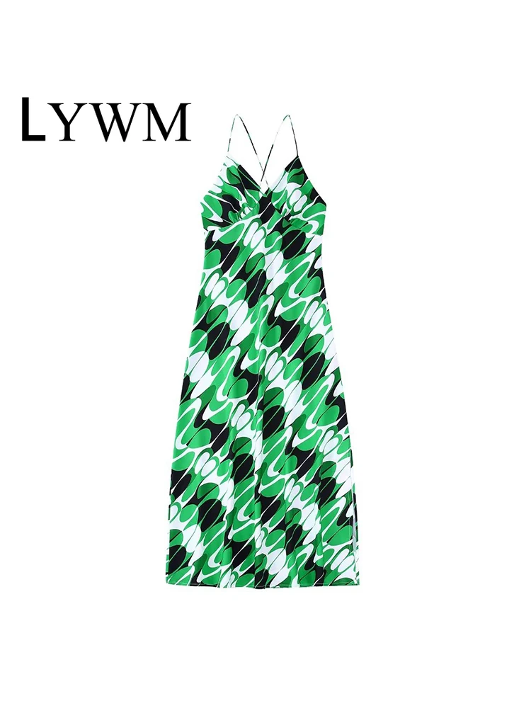 LYWM Women Fashion Corset Midi Dress Vintage Side Slit Zipper Thin Straps Halter Neck Female Chic Dresses Mujer Outfits
LYWM Women Fashion Corset Midi Dress Vintage Side Slit Zipper Thin Straps Halter Neck Female Chic Dresses Mujer Outfits