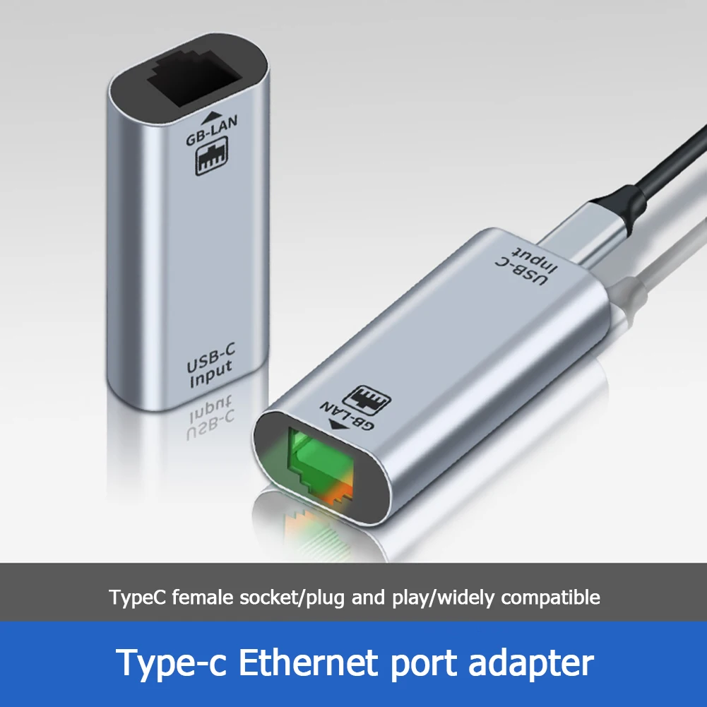 Ethernet Adapter Network Card USB Type C to RJ45 Ethernet Adapter Gigabit Network Card for Laptop Smartphone
Ethernet Adapter Network Card USB Type C to RJ45 Ethernet Adapter Gigabit Network Card for Laptop Smartphone