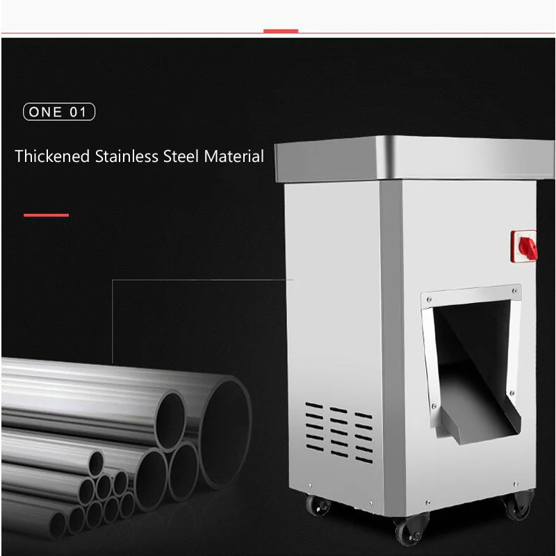 High-Efficiency Meat Slicer Stainless Steel Vertical Meat Slicer Slicing Machine Restaurant Special Meat Slicer
High-Efficiency Meat Slicer Stainless Steel Vertical Meat Slicer Slicing Machine Restaurant Special Meat Slicer