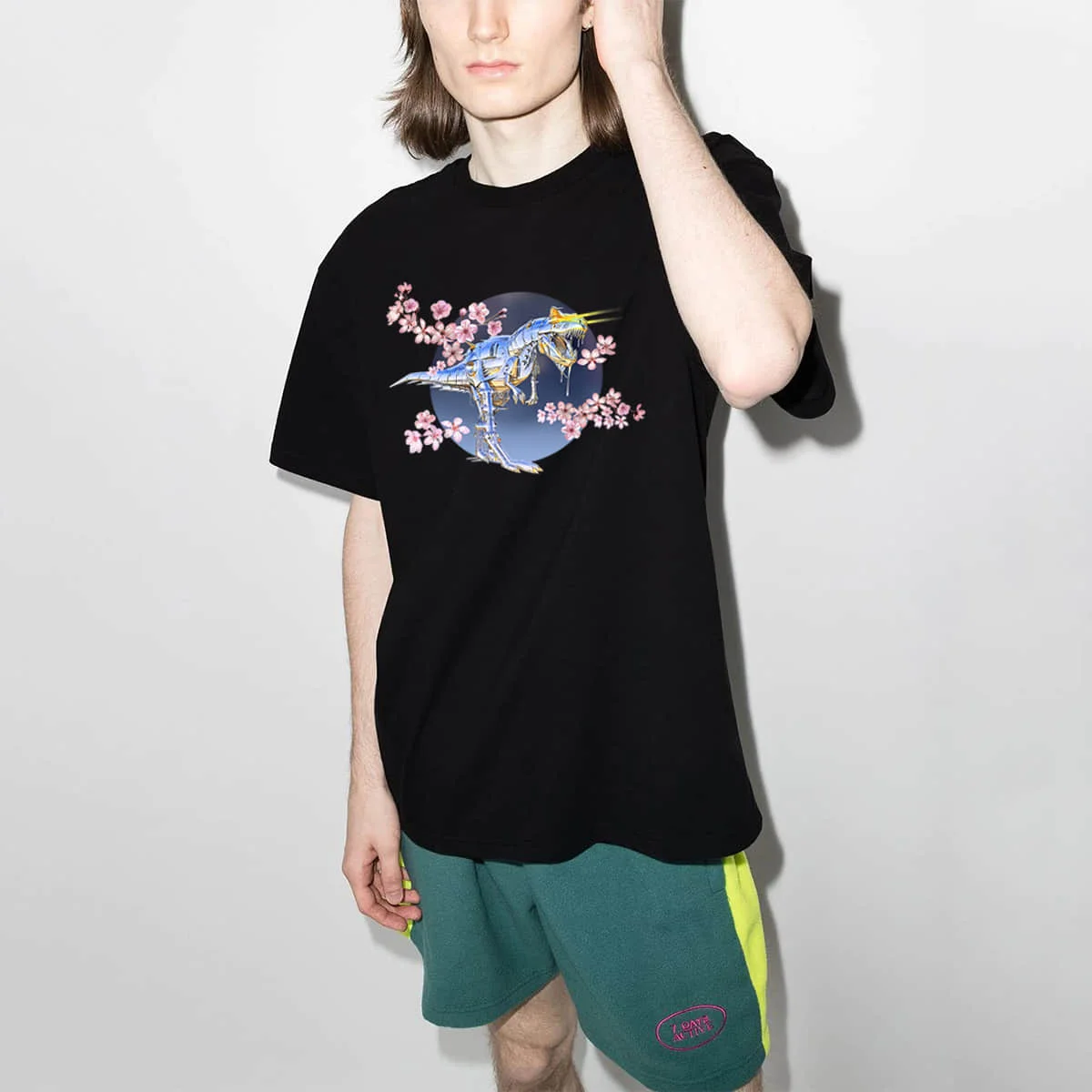 Mens Luxury Brand Tshirt CD Peach Printed Cotton T-Shirt Male Short Sleeve High Street Fashion Loose 270g Quality White Tee
Mens Luxury Brand Tshirt CD Peach Printed Cotton T-Shirt Male Short Sleeve High Street Fashion Loose 270g Quality White Tee