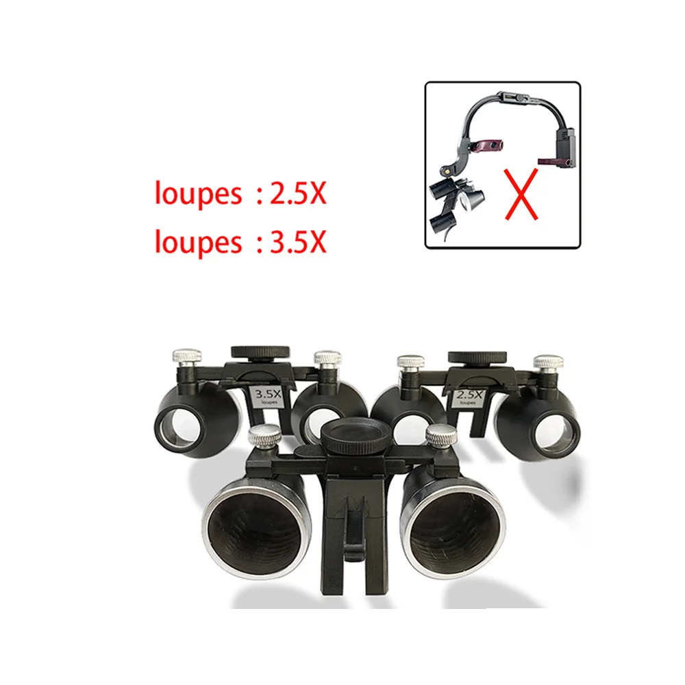 Стоматологическая лупа для стоматологических аксессуаров, 2,5x, 3,5x
Стоматологическая лупа для стоматологических аксессуаров, 2,5x, 3,5x