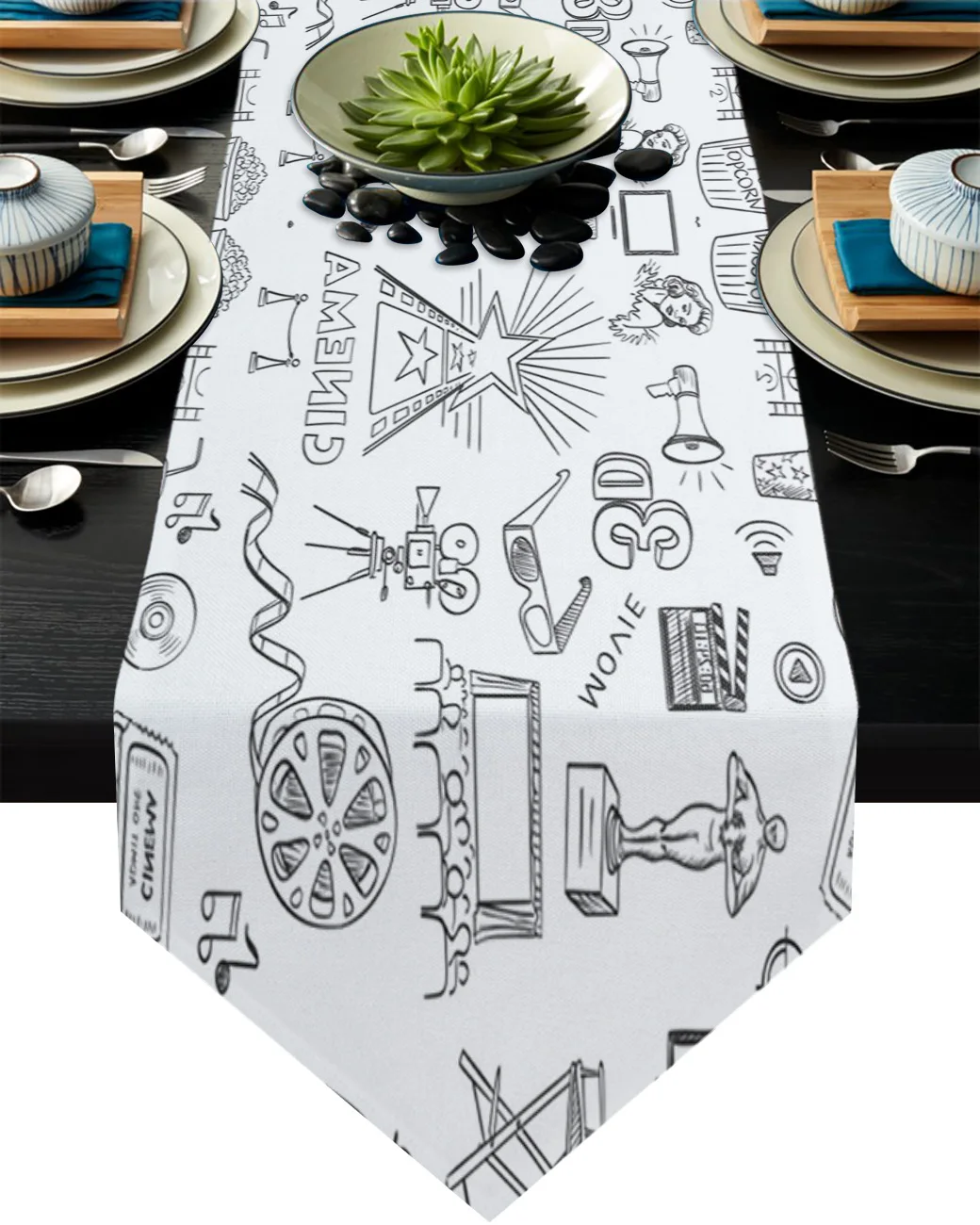 Cartoon Sketch Table Runner Kitchen Dinning Table Decor Wedding Table Decor Tablecloth and Placemats
Cartoon Sketch Table Runner Kitchen Dinning Table Decor Wedding Table Decor Tablecloth and Placemats
