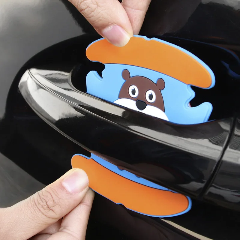 4pcs Cartoon Handlebar Anti-scratch Sticker Car Door Handle Protection Sticker Scratch Resistant Rubber Strip Car Exterior Decor
4pcs Cartoon Handlebar Anti-scratch Sticker Car Door Handle Protection Sticker Scratch Resistant Rubber Strip Car Exterior Decor