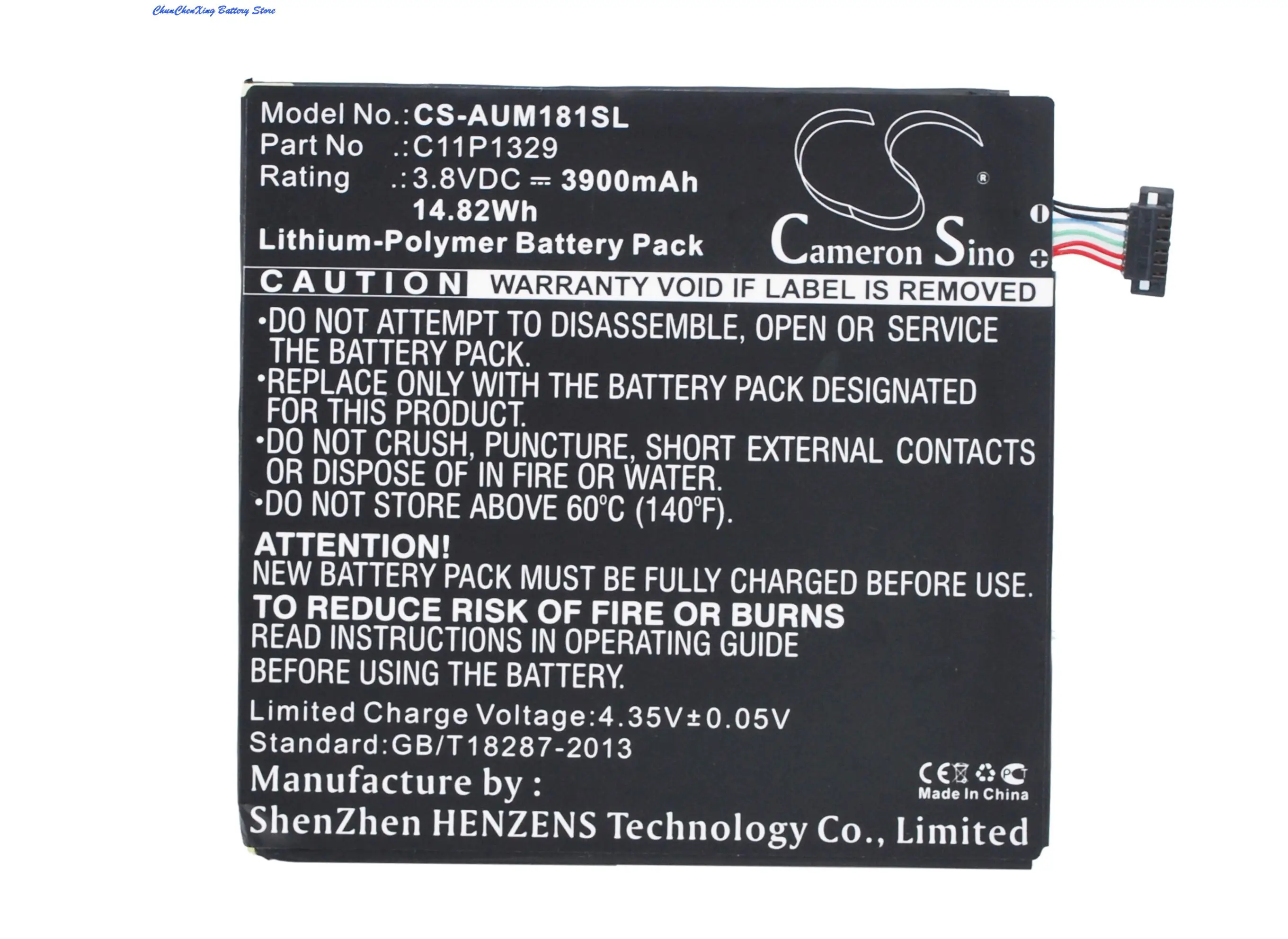 Аккумулятор Cameron Sino C11P1329, 3900 мАч, для Asus AST21,ME181C,Memo Pad 8, MeMO Pad 8 ME181A, MeMO Pad 8 ME181C, MeMO Pad 8 ME181CX
Аккумулятор Cameron Sino C11P1329, 3900 мАч, для Asus AST21,ME181C,Memo Pad 8, MeMO Pad 8 ME181A, MeMO Pad 8 ME181C, MeMO Pad 8 ME181CX