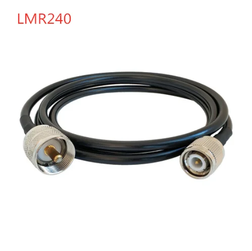 

LMR240 кабель TNC Male к UHF PL259 Male Adapter LMR-240 50-4 Pigtail RF коаксиальный кабель-перемычка 0,1-20 м