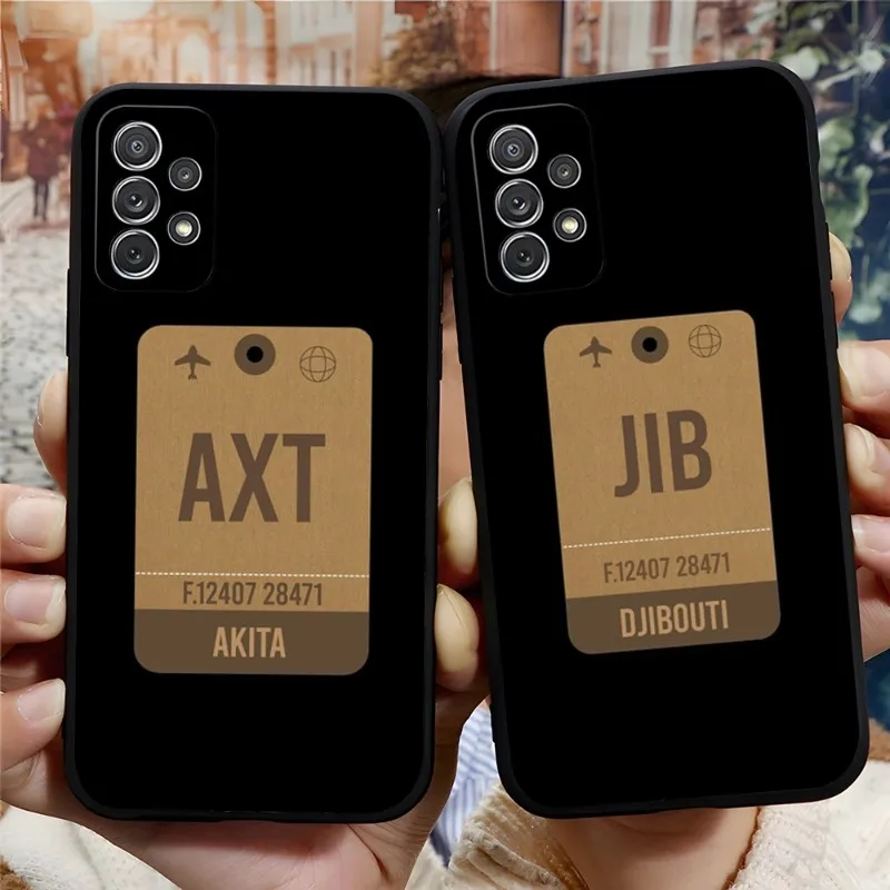 Vintage Airport Luggage Tag Phone Case For Samsung S22 S21 S20 S30 S9 S10 S8 S7 S6 Pro Plus Edge Ultra Fe Silicone Soft Cover
Vintage Airport Luggage Tag Phone Case For Samsung S22 S21 S20 S30 S9 S10 S8 S7 S6 Pro Plus Edge Ultra Fe Silicone Soft Cover