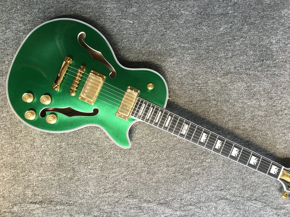 Classic custom jazz guitar shop metal green LP electric guitar,Mahogany solid body with flamed maple top,Free shipping
Classic custom jazz guitar shop metal green LP electric guitar,Mahogany solid body with flamed maple top,Free shipping